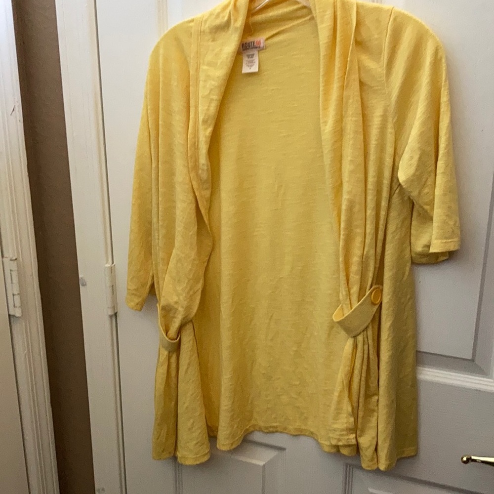FINAL MARKDOWN Route 66 open front cardigan large